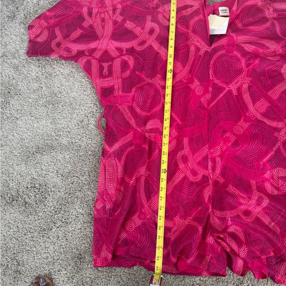 HERMES "Eperon d'Or" jumpsuit NWT Size 38 Luxury Beach Wear Quiet Luxury - Picture 13 of 15